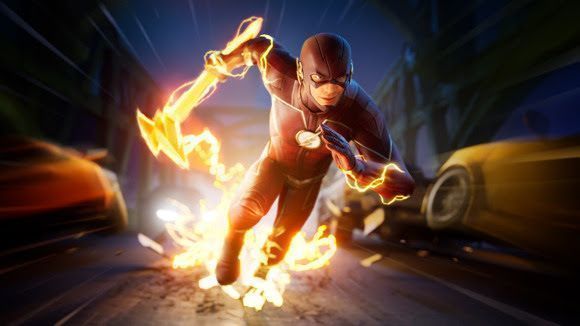 Flash de DC acelera para unirse a la caza en Fortnite